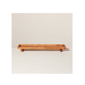 Plateau de service multifonctionnel en bois Ménage Utile Plateau de qualité naturelle 100% Eco Friendly top design - Product Image 2