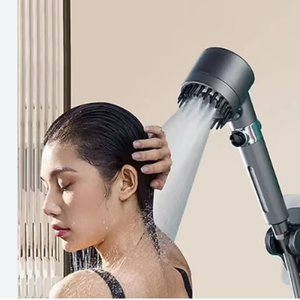 หัวฝักบัวนวดแรงดันสูง 3 ฟังก์ชั่น พร้อมปุ่มสตาร์ท-สต็อปและตัวกรอง - Product Image 3