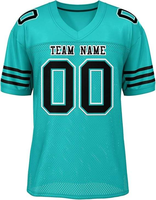 Maillot de football blanc personnalisé, taille plus, coupe ample, nom et numéro de l'équipe imprimés, tissu en maille respirant, séchage rapide, vêtements de sport unisexes