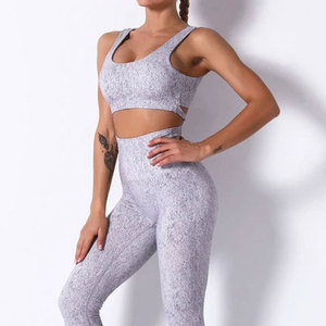 High Quality Customized Printing Light <b>Weight</b> <b>Women</b> Yoga <b>Set</b> Leggings High Manufacture <b>Women</b> Gym Factory Direct Sale - Product Image 6