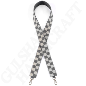 Hermoso cinturón bordado a mano con diseño de PATA DE GATO en azul y blanco para niñas de la India - Product Image 4