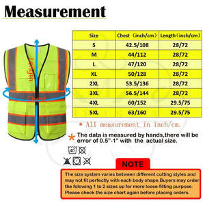 MORTAL SAGA gilet réfléchissant de sécurité haute visibilité 4 poches en plein air équitation de nuit course émulsion maille matériel accessoires de tir - Product Image 2