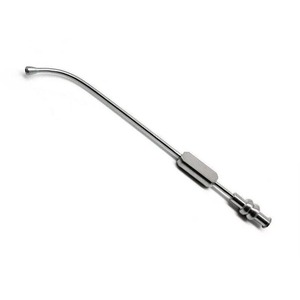 Nouvelle canule d'aspiration dentaire manuelle en acier inoxydable 4 mm 6 pouces Instrument chirurgical pour implants sinus - Product Image 5