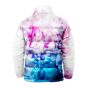 Chaqueta Bomber de Poliéster para Hombre, Personalizada al por Mayor, con Cuello Alto, Logotipo Sublimado, Chaqueta de Invierno Abrigada para Exteriores - Product Image 4