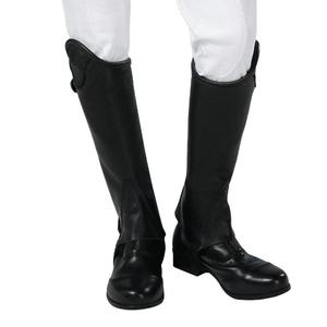 Top Trending Ecuestre Caballo Tachuela Fabricante Mayorista Proveedor Cuero Caballo Half Chaps - Product Image 2