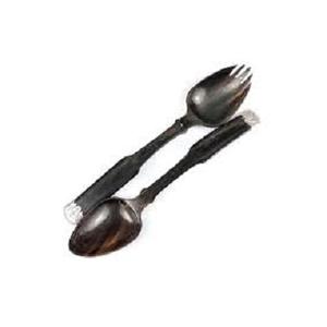 Cucharas de cuerno decorativas, tenedores, juego de cubiertos para comedor, cuchillo para mantequilla, cuerno de búfalo Natural, cubiertos de cocina para uso en restaurantes - Product Image 5