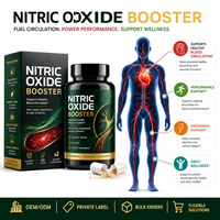 Capsules de renforcement de l'oxyde nitrique, mélange d'arginine, de citrulline, de racine de betterave et de nitrate de spinache, pré-entraînement, endurance, marque privée