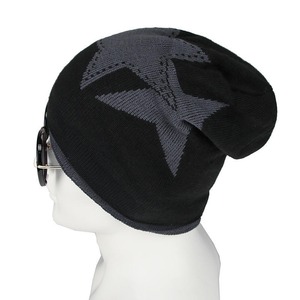 Gorro de punto Jacquard acrílico para correr para hombre de lujo, gorro de diseñador de invierno, fabricante de gorros deportivos de alta calidad - Product Image 6