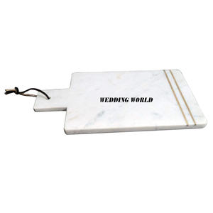 Tabla de cortar redonda de mármol, tabla de cortar hecha a mano de calidad superior, tabla de cortar clásica y elegante al por mayor - Product Image 6