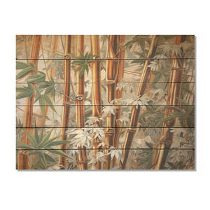 Minimalm ป้ายไม้ไผ่ติดผนังลายไม้สนธรรมชาติ - Product Image 4