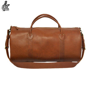 Bolsa de Viaje de Cuero Personalizada Vintage, Equipaje Cruzado de Diseño Simple Unisex con Cierre de Cremallera - Product Image 5