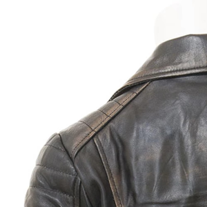 Chaqueta de Cuero de Primera Calidad M0VA TEXTILES para Mujer, Estilo Casual, Elegante, Nueva, Moderna, con Cierre de Cremallera - Product Image 1