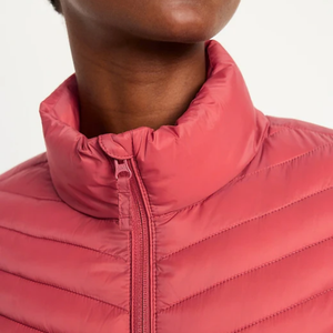 Dolanto <b>Top</b> Trending Women's Winter Puffer Jacket Water-Resistant Narrow-Channel <b>Mock</b> <b>Neck</b> Long Sleeves Full-Zip Front Plus Size - Product Image 3