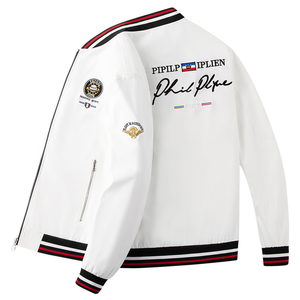 เสื้อแจ็คเก็ตวาร์ซิตี้ผู้ชายแบบลำลองสั่งทำพิเศษ คอตั้ง คุณภาพพรีเมียม  มีจำหน่ายหลายสี - Product Image 1