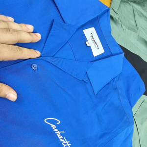 เสื้อเชิ้ตแขนสั้นผู้ชาย ผ้าซาตินลำลอง ไม่เป็นขุย ลายเรียบ ระบายอากาศได้ดี เป็นมิตรกับสิ่งแวดล้อม เหมาะสำหรับลุคฤดูร้อนที่สมบูรณ์แบบ - Product Image 4