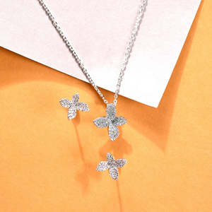 Juegos de Joyería Fina de Plata de Ley 925 Premium, Compre en Línea Elegantes Pendientes Colgantes - Product Image 2