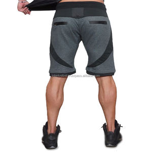 Pantalones Cortos Deportivos Casuales para Hombre, Color Negro y Gris, 100% Algodón, Ajustados, para Entrenamiento y Running, Novedad 2026 - Product Image 4