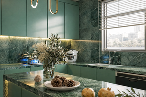 Juego de Muebles de Cocina Completo con Encimera de Cuarzo de Alta Calidad y Diseño Moderno - Product Image 3