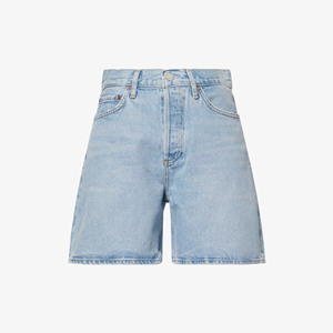 Shorts en jean pour femmes, taille mi-haute, décontractés, formels, déchirés, usés, écologiques, coupe exceptionnelle, tendance, look estival - Product Image 6