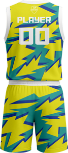 Uniforme de basket-ball fabriqué au Pakistan, maillot d'équipe et short de sublimation, couleur personnalisée, uniforme de basket-ball - Product Image 5