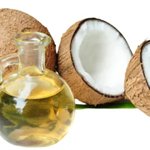纯精制椰子油白色和黄色可供食用