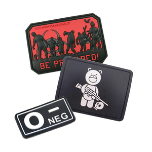 Best New Style 3D Rubber Logo Patches Soft Silicon PVC Patch <b>Labels</b> Wholesale 2d 3d Soft Rubber Logo Patches - Product Image 3