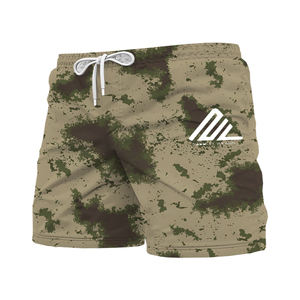 Pure Custom New Digital Printing Solid Breathable Quick Dry Eco-Friendly Footy <b>Shorts</b> Drawstring Waist Band Polyester Elastic - Product Image 4