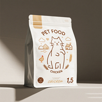 Bolsas Personalizadas para Envasado de Alimentos, Bolsas de Mylar con Corte Troquelado para Alimentos para Mascotas, Empaquetado Personalizado e Impresión de Logotipo