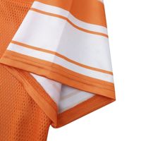 Maillot de football américain rétro en maille sublimée 100 % polyester au design unique, personnalisable avec le nom et le numéro du joueur de l'équipe nationale