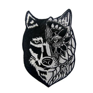 Patch brodé de style nouveau, tissu sergé, fabrication en usine, patch brodé tissé personnalisé pour vêtements, technique de broderie au fer - Product Image 4