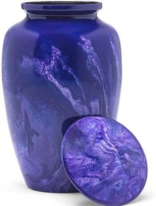 Urna de cremación de aluminio para cenizas funerarias, urna recubierta de esmalte, calidad prémium, superventas - Product Image 3