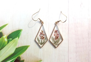 Resin Embroidery <b>Earrings</b> Handmade Stainless Steel Fashion Jewelry for Women Girls Classic Wedding Look High Quality - Product Image 2