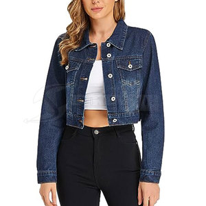 Vestes Jeans Grande Taille Design Personnalisé Imprimé pour Femmes Fabricant Pakistan Vestes Jeans pour Femmes - Product Image 1