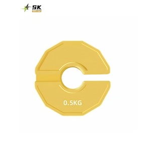 SK-Factory Direct Olympik Plaques de pare-chocs colorées 5-25kg LB/<span class=keywords><strong>KG</strong></span> Mark Plaques d'haltères en caoutchouc pour l'entraînement en salle de sport - Product Image 5