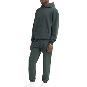 High Quality Tracksuits <b>Men</b> Puff Printing Cotton Soft <b>Pullover</b> Tracksuit Clothes Solid Pattern 360Gsm <b>Men's</b> Tracksuit at Nurak - Product Image 4