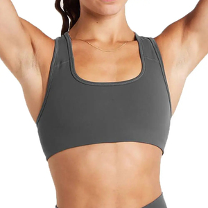 Women's High Support Breathable Seamless Sports <b>Bra</b> for Yoga & Gym Workouts-Comfortable Active Wear with Crystal Decoration - Product Image 5
