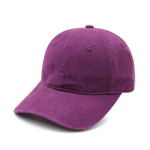 Chapeau de papa 100% coton personnalisé casquette Snapback unie délavée non structurée avec logo brodé sur le panneau avant - Product Image 4