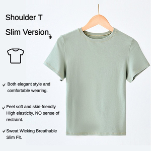 เสื้อยืดคอกลมไซส์ใหญ่สำหรับผู้หญิงผ้าคอตตอน100% ส่งตรงจากโรงงาน B2B ระบายอากาศได้ดี - Product Image 4