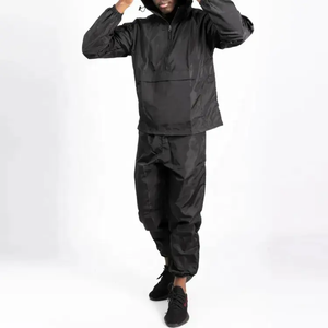 Vêtements de sport personnalisés pour hommes Survêtements de jogging avec fermeture éclair pour hommes Jogging d'entraînement pour hommes Polyester coupe-vent Nylon - Product Image 3