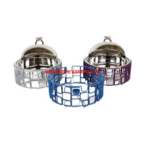 Walnut Finished Wooden Hotpot Round Shape - Product Image 6