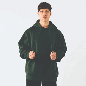 Sweat à capuche d'hiver pour homme, de haute qualité, couleur personnalisée, manches longues, surdimensionné, confortable, 100% coton molletonné, pour adultes - Product Image 2