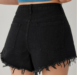 Customized Rhinestone Embroidery Women's Denim <b>Shorts</b> <b>Low</b> Price High Quality Ladies Casual Vintage Summer <b>Shorts</b> Ladies - Product Image 4