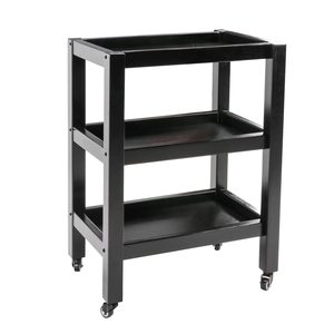 Classic Stainless Steel <b>Trolley</b> bar Cart for Home Catering Hotel Restaurant Kitchen Food <b>Serving</b> <b>Trolley</b> Wine & Glasses Holders - Product Image 6