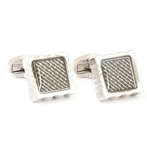 Boutons de manchette pour homme - Argent et Or - Product Image 2