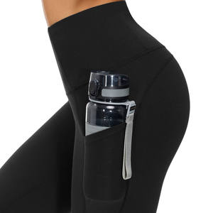 Leggings de yoga à taille haute pour femmes pour Fitness Gym Leggings de compression sans coutures Leggings d'entraînement Slim Fit avec taille élastique - Product Image 5