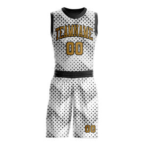 Conjuntos de uniformes de baloncesto transpirables para adultos para hombres, ropa de equipo de entrenamiento sin mangas de secado rápido, logotipo personalizable con talla grande - Product Image 2