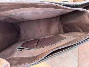 Sac fourre-tout en fourrure de vachette véritable sac à main en cuir de style Hair On Hide Carving Hand Tooled Bags For Women's Multi Use - Product Image 6