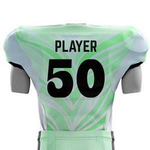 Uniforme de Fútbol Americano Personalizado 100% Poliéster para Niños y Jóvenes con Mangas Cortas e Impresión de Logotipo - Product Image 3