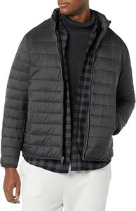 Bulk Wholesale Mens Black Hooded Bubble Jacket High Margin Casual Winter Puffer <b>Coat</b> for Resellers - Product Image 2