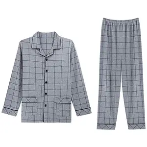 Venta directa de fábrica, ropa de dormir ligera para hombres, nueva ropa de dormir para hombres de Color sólido de la mejor calidad - Product Image 1